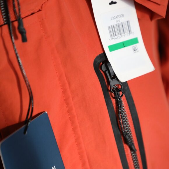 COLE HAAN Men's Water-resistant Packable Field Jacket - Orange, NWT - Picture 3 of 4